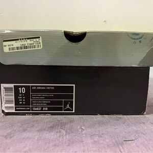 *DAMAGED* Air Jordan 5 Retro Black Metallic Silver Shoes *NEEDS REPAIR*